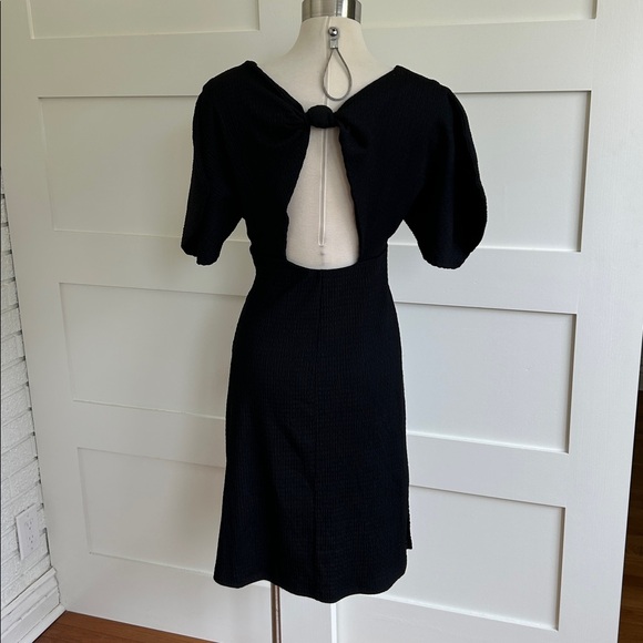 Astr Black Knot-Front Cutout Mini Dress - Picture 4 of 9